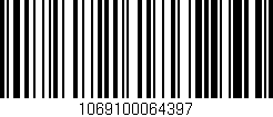 Código de barras (EAN, GTIN, SKU, ISBN): '1069100064397'