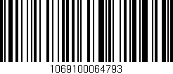 Código de barras (EAN, GTIN, SKU, ISBN): '1069100064793'