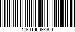 Código de barras (EAN, GTIN, SKU, ISBN): '1069100066698'