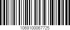 Código de barras (EAN, GTIN, SKU, ISBN): '1069100067725'