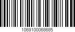 Código de barras (EAN, GTIN, SKU, ISBN): '1069100068685'