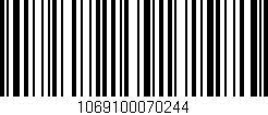 Código de barras (EAN, GTIN, SKU, ISBN): '1069100070244'