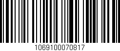 Código de barras (EAN, GTIN, SKU, ISBN): '1069100070817'