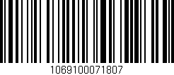Código de barras (EAN, GTIN, SKU, ISBN): '1069100071807'