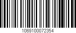 Código de barras (EAN, GTIN, SKU, ISBN): '1069100072354'
