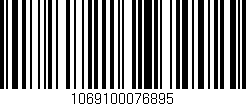 Código de barras (EAN, GTIN, SKU, ISBN): '1069100076895'
