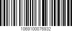 Código de barras (EAN, GTIN, SKU, ISBN): '1069100076932'
