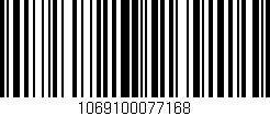 Código de barras (EAN, GTIN, SKU, ISBN): '1069100077168'