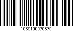 Código de barras (EAN, GTIN, SKU, ISBN): '1069100078578'