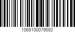Código de barras (EAN, GTIN, SKU, ISBN): '1069100079582'