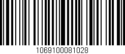 Código de barras (EAN, GTIN, SKU, ISBN): '1069100081028'