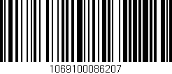Código de barras (EAN, GTIN, SKU, ISBN): '1069100086207'