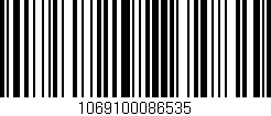 Código de barras (EAN, GTIN, SKU, ISBN): '1069100086535'