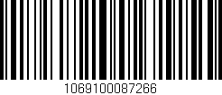 Código de barras (EAN, GTIN, SKU, ISBN): '1069100087266'