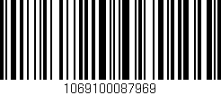 Código de barras (EAN, GTIN, SKU, ISBN): '1069100087969'