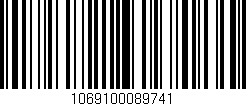 Código de barras (EAN, GTIN, SKU, ISBN): '1069100089741'