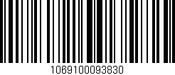 Código de barras (EAN, GTIN, SKU, ISBN): '1069100093830'