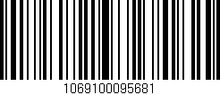 Código de barras (EAN, GTIN, SKU, ISBN): '1069100095681'