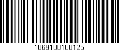 Código de barras (EAN, GTIN, SKU, ISBN): '1069100100125'