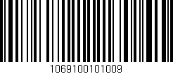 Código de barras (EAN, GTIN, SKU, ISBN): '1069100101009'
