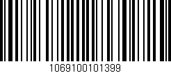 Código de barras (EAN, GTIN, SKU, ISBN): '1069100101399'
