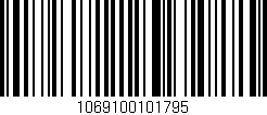 Código de barras (EAN, GTIN, SKU, ISBN): '1069100101795'
