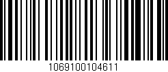 Código de barras (EAN, GTIN, SKU, ISBN): '1069100104611'