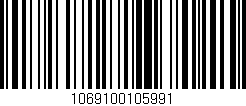 Código de barras (EAN, GTIN, SKU, ISBN): '1069100105991'