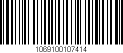 Código de barras (EAN, GTIN, SKU, ISBN): '1069100107414'