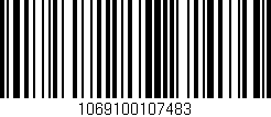 Código de barras (EAN, GTIN, SKU, ISBN): '1069100107483'