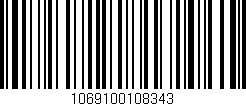 Código de barras (EAN, GTIN, SKU, ISBN): '1069100108343'
