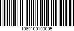 Código de barras (EAN, GTIN, SKU, ISBN): '1069100109005'