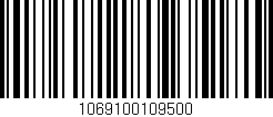 Código de barras (EAN, GTIN, SKU, ISBN): '1069100109500'