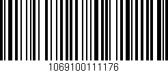 Código de barras (EAN, GTIN, SKU, ISBN): '1069100111176'