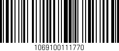 Código de barras (EAN, GTIN, SKU, ISBN): '1069100111770'