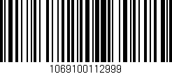 Código de barras (EAN, GTIN, SKU, ISBN): '1069100112999'