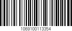 Código de barras (EAN, GTIN, SKU, ISBN): '1069100113354'