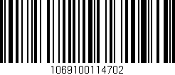 Código de barras (EAN, GTIN, SKU, ISBN): '1069100114702'