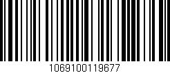 Código de barras (EAN, GTIN, SKU, ISBN): '1069100119677'