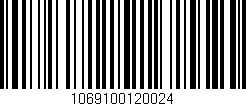 Código de barras (EAN, GTIN, SKU, ISBN): '1069100120024'