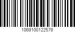 Código de barras (EAN, GTIN, SKU, ISBN): '1069100122578'