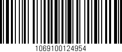 Código de barras (EAN, GTIN, SKU, ISBN): '1069100124954'
