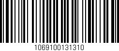 Código de barras (EAN, GTIN, SKU, ISBN): '1069100131310'
