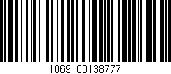 Código de barras (EAN, GTIN, SKU, ISBN): '1069100138777'