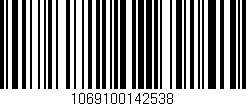 Código de barras (EAN, GTIN, SKU, ISBN): '1069100142538'