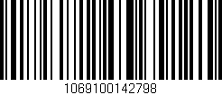 Código de barras (EAN, GTIN, SKU, ISBN): '1069100142798'