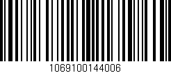 Código de barras (EAN, GTIN, SKU, ISBN): '1069100144006'