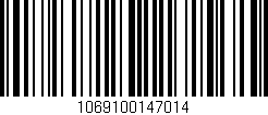 Código de barras (EAN, GTIN, SKU, ISBN): '1069100147014'