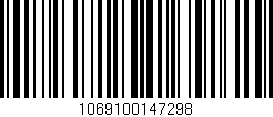 Código de barras (EAN, GTIN, SKU, ISBN): '1069100147298'