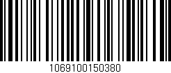 Código de barras (EAN, GTIN, SKU, ISBN): '1069100150380'